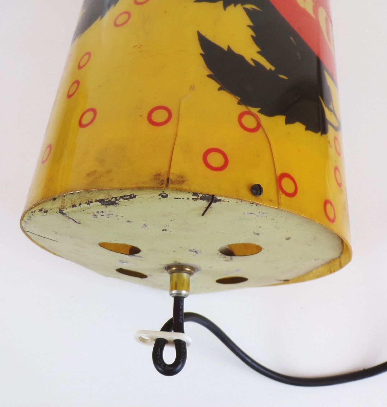 Alte Reklame Leuchte Dr Dralle Birkenhaarwasser Frisör Kosmetik Drogerie