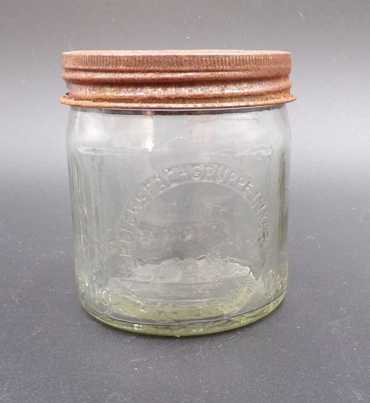 Altes Honigglas Reichsfachgruppe Imker deutscher Honig Sammler Reklame