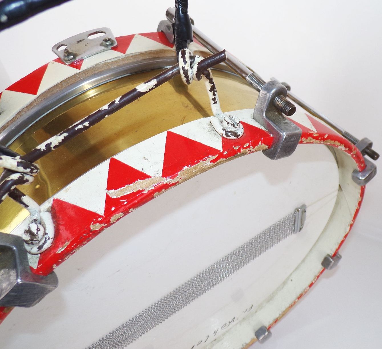 Alte Marschtrommel mit Zubehör Trommel 