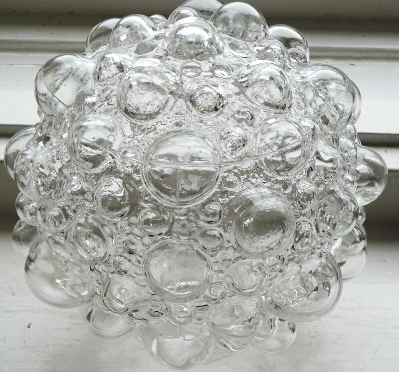 Bubble Lampenschirm Ersatzglas Glas Vintage 70er Glaskugel Ersatzschirm