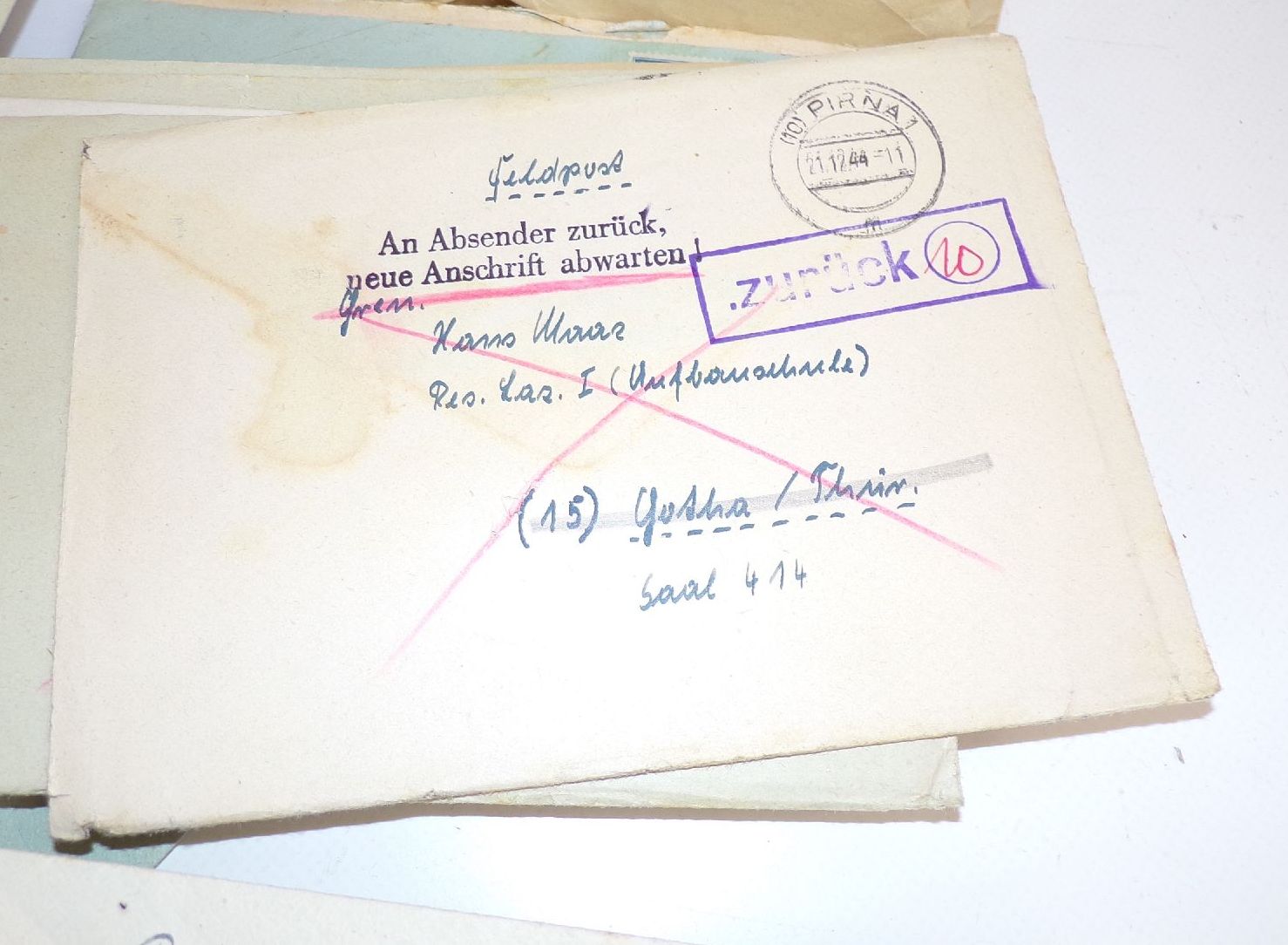 Feldpost Nachlass 19 Panzer Division Luftwaffe Estland Kriegsgefangenschaft Briefe Konvolut