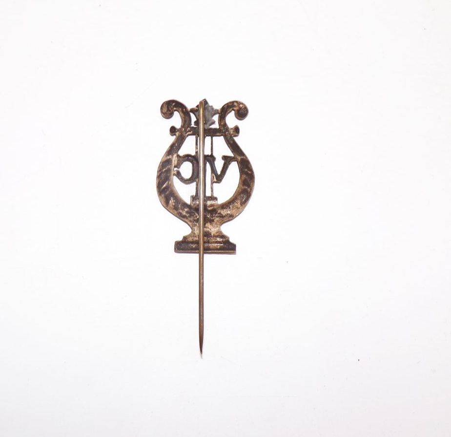Alte Anstecknadel wohl Gesangsverein V C Antik Pin Alte Anstecknadel wohl Gesangsverein V C Antik Pin