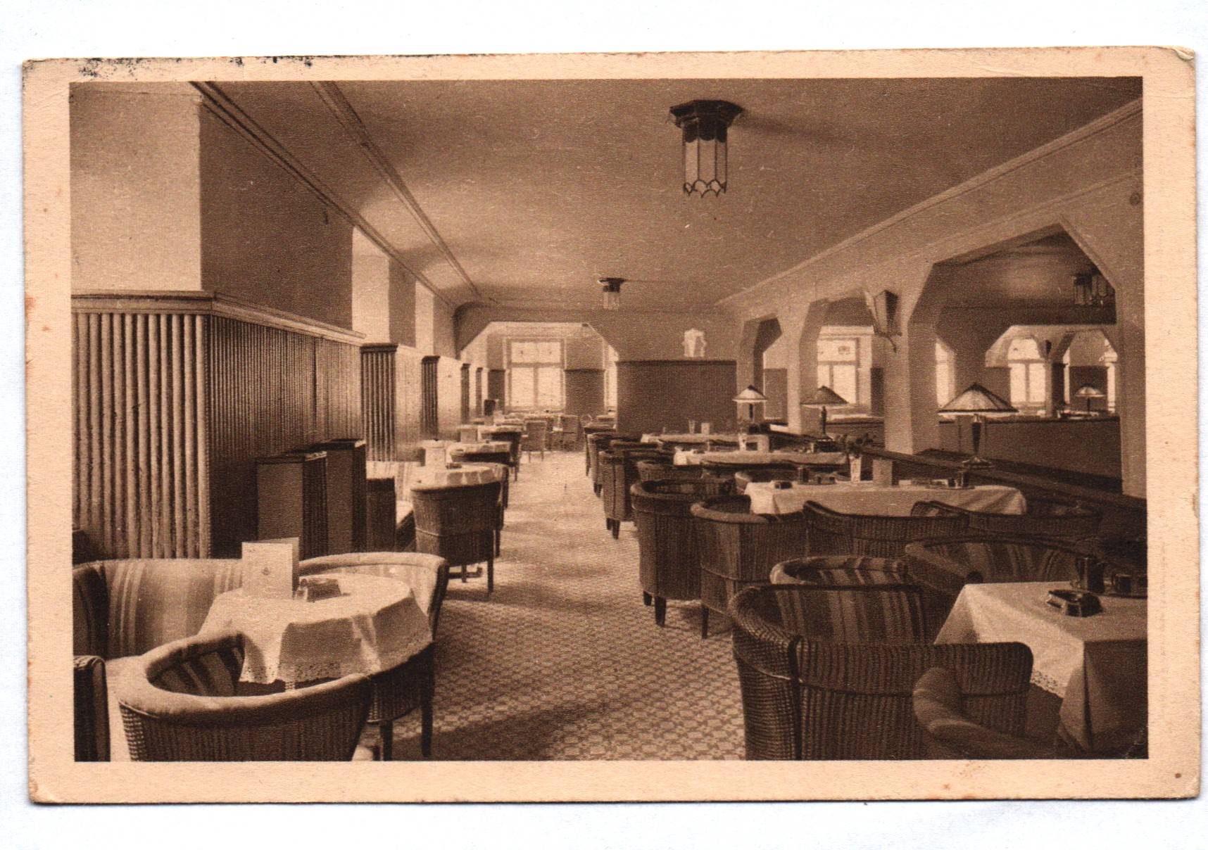 Ak Rostock Haus Sonne Konditorei Konzert Kaffee 1926