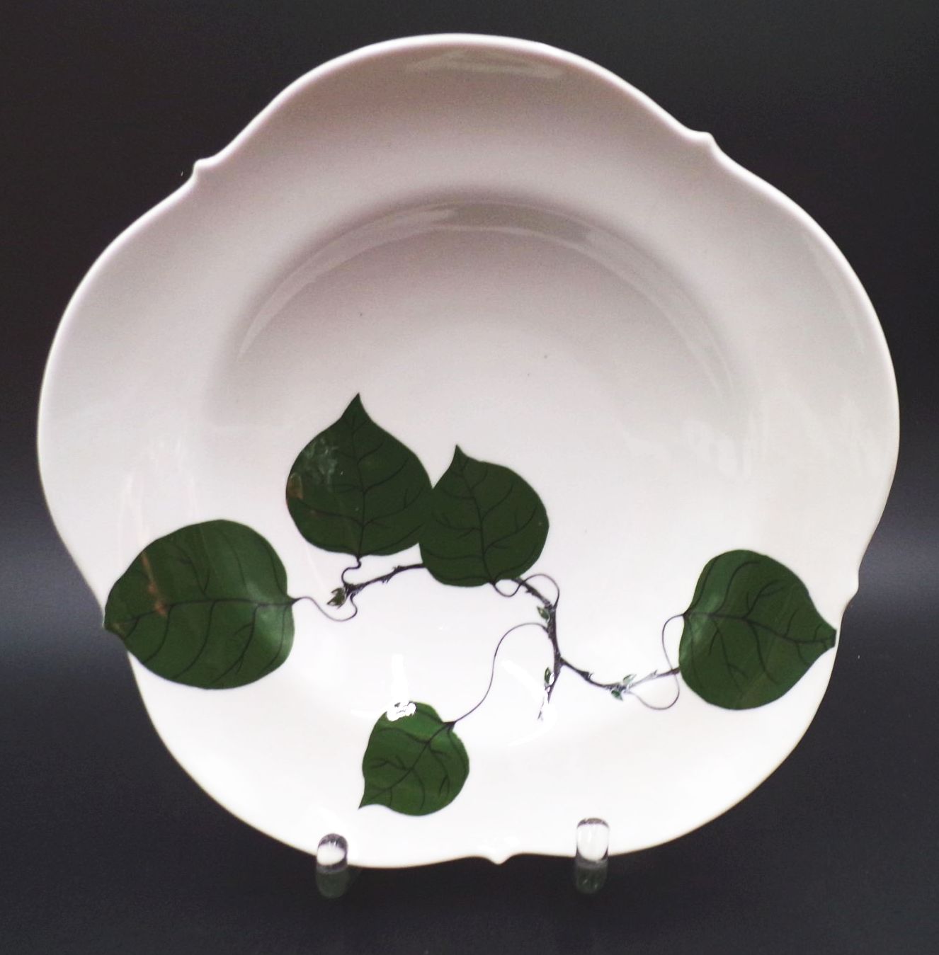 Meissen Suppenteller 2 Wahl Dekor Waldlaub 2 Stück