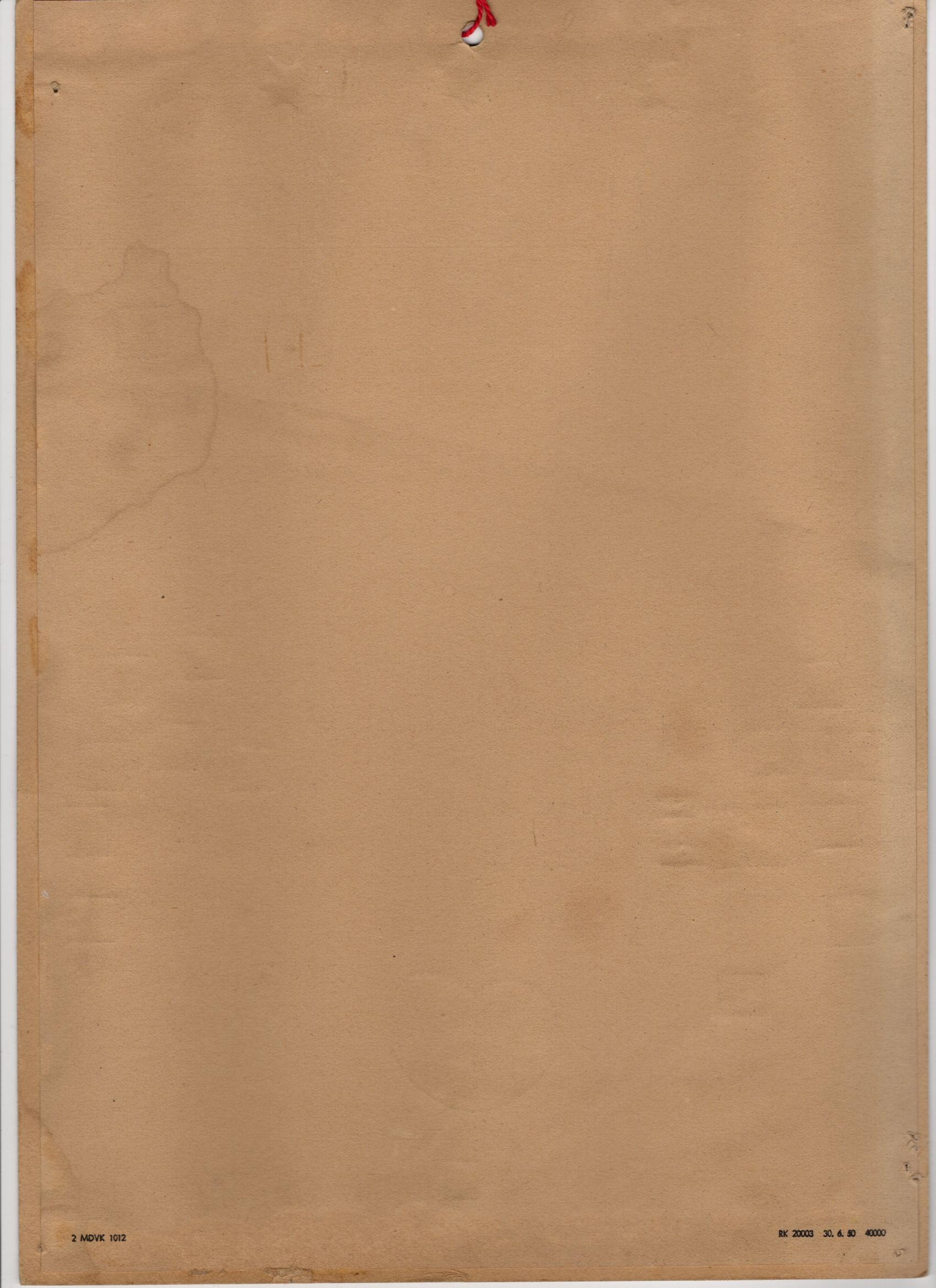 Alter Fritz Baumgarten Adventskalender 1950 Zwerge Wichtel 