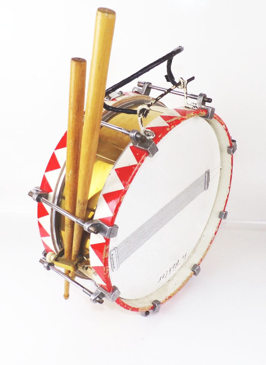 Alte Marschtrommel mit Zubehör Trommel 