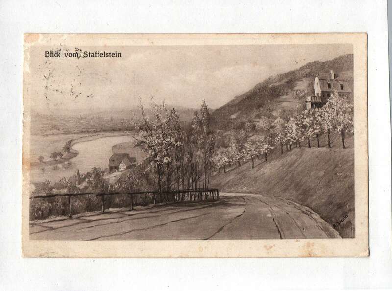 Ak Blick von Staffelstein Niederpoyritz bei Dresden 1930