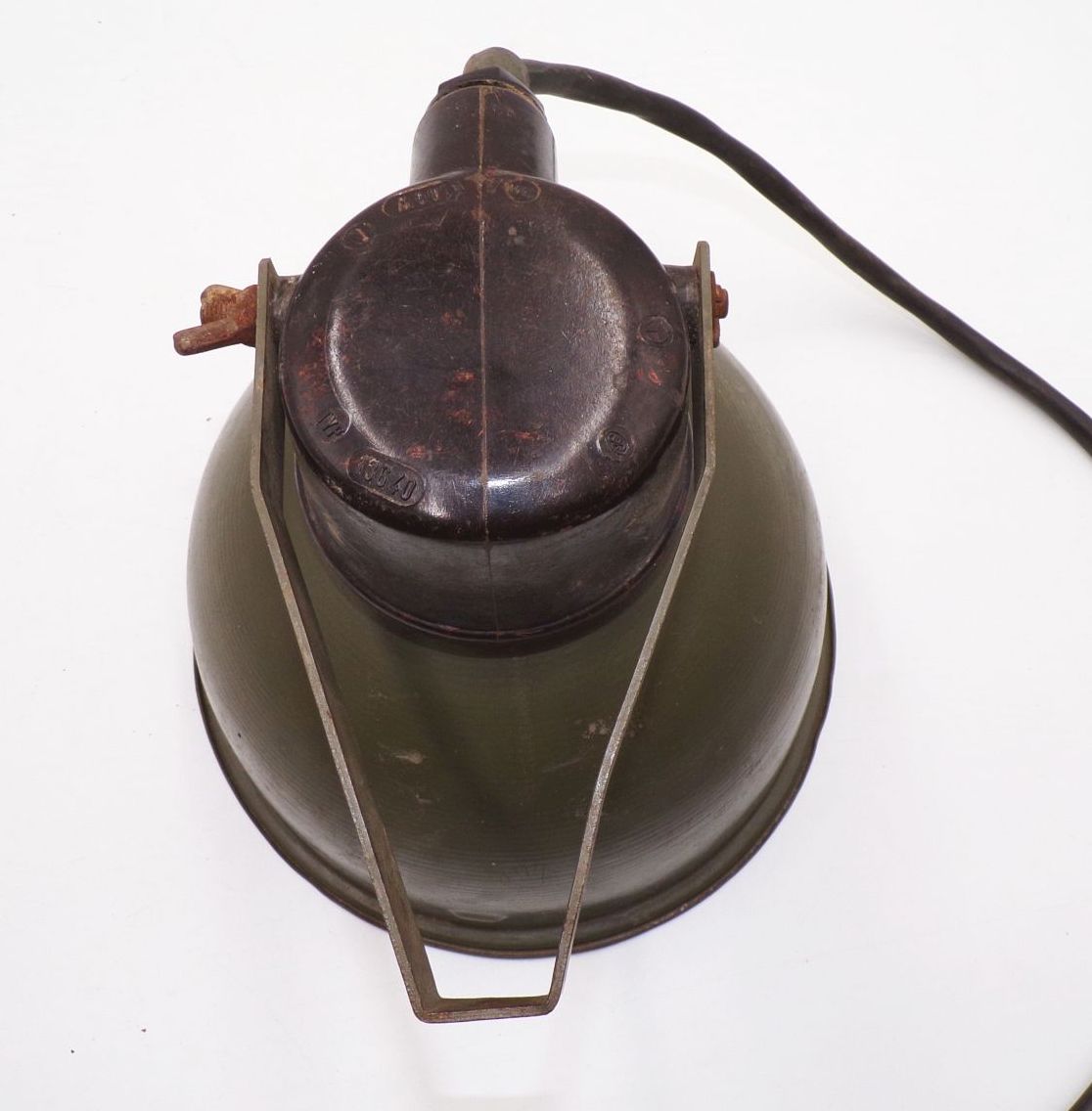 NVA Lampe Leuchte 100 Watt Scheinwerfer Handlampe DDR Volksarmee 