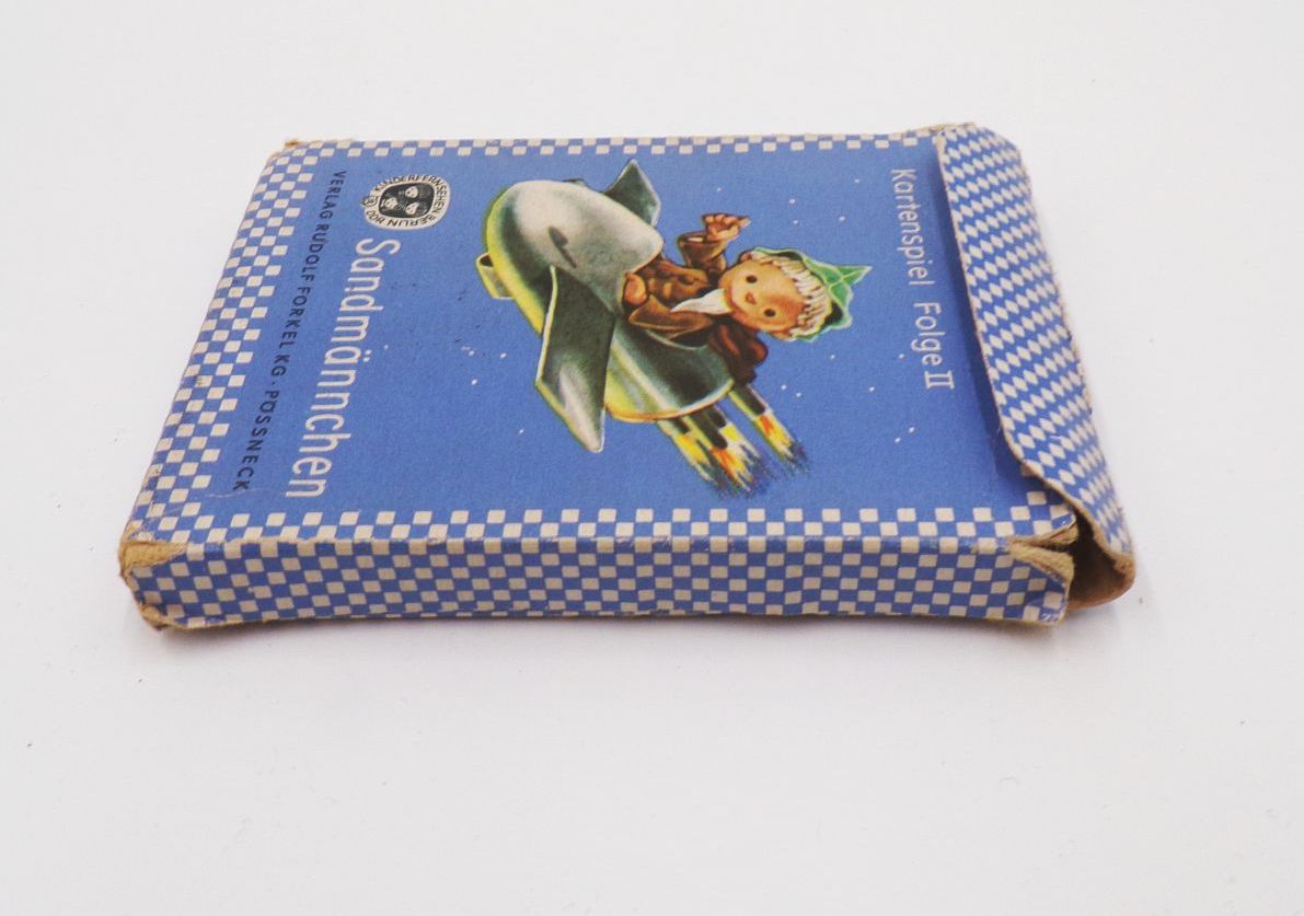 Sandmännchen Kartenspiel Folge II Rudolf Forkel Pössneck 1964 DDR