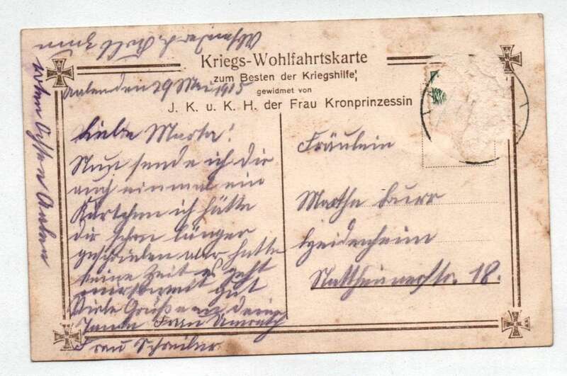 Ak die Söhne unseres Kronprinzenpaares in feldgrau Kriegshilfe 1 Wk