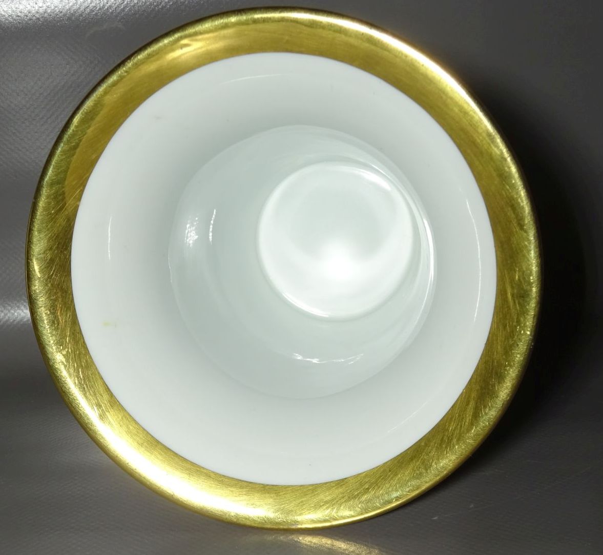 Meissen Vase Blumen Dekor Goldrand 1 Wahl Trichtervase 