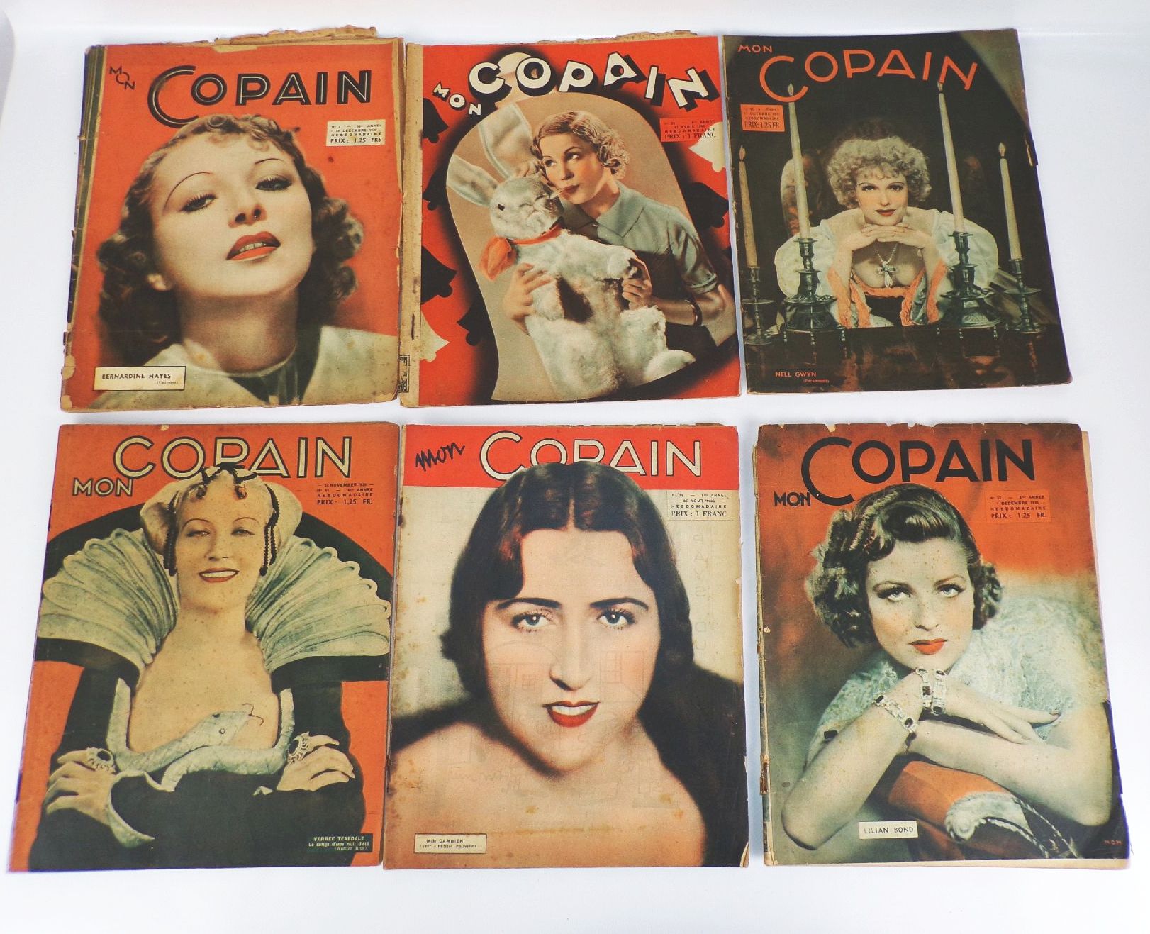 Mon Copain 1935 bis 1938 Frankreich 11 alte Zeitschriften france Mon Copain 1935 bis 1938 Frankreich 11 alte Zeitschriften france