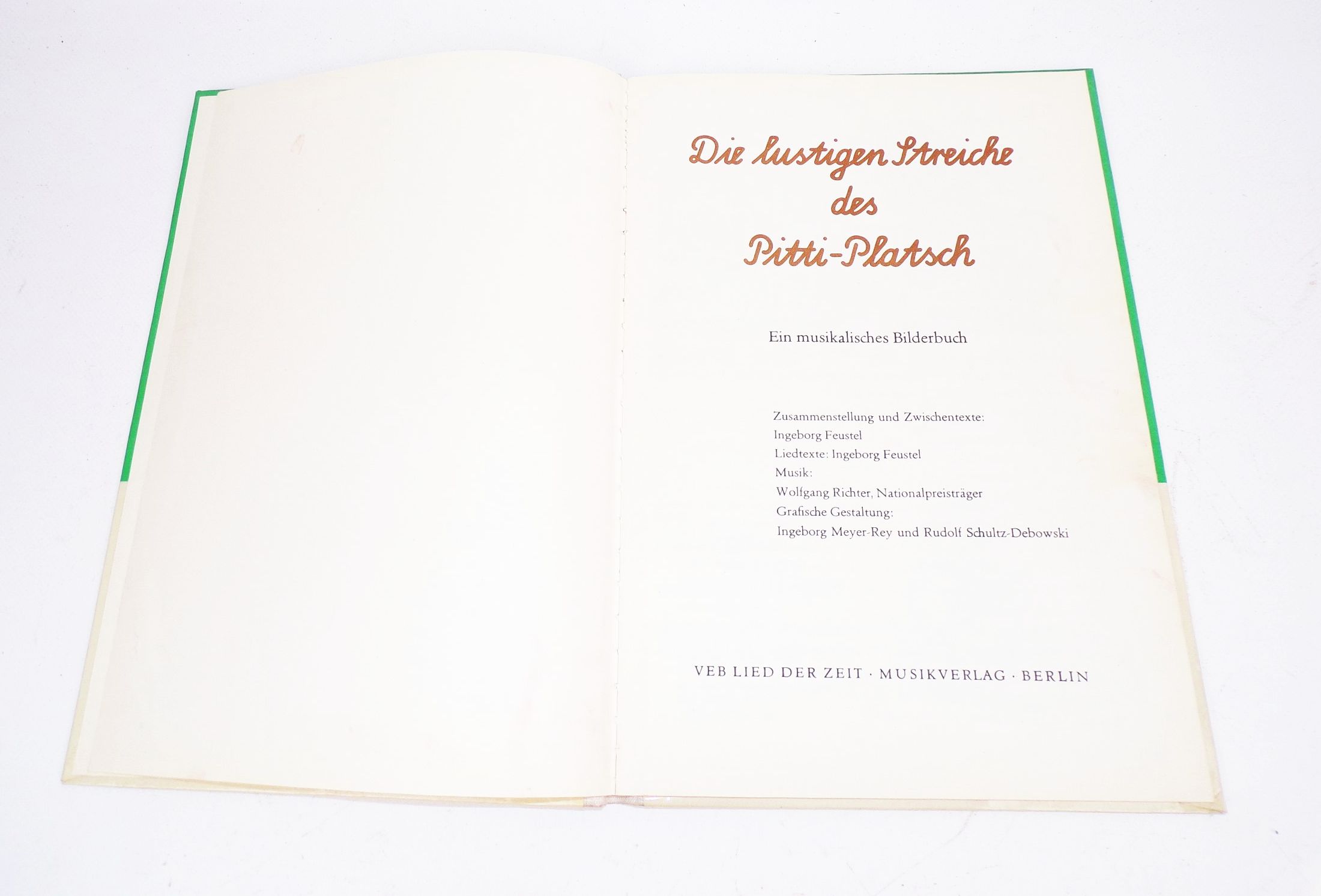 Die lustigen Streiche des Pitti Platsch 1966 DDR Kinderbuch