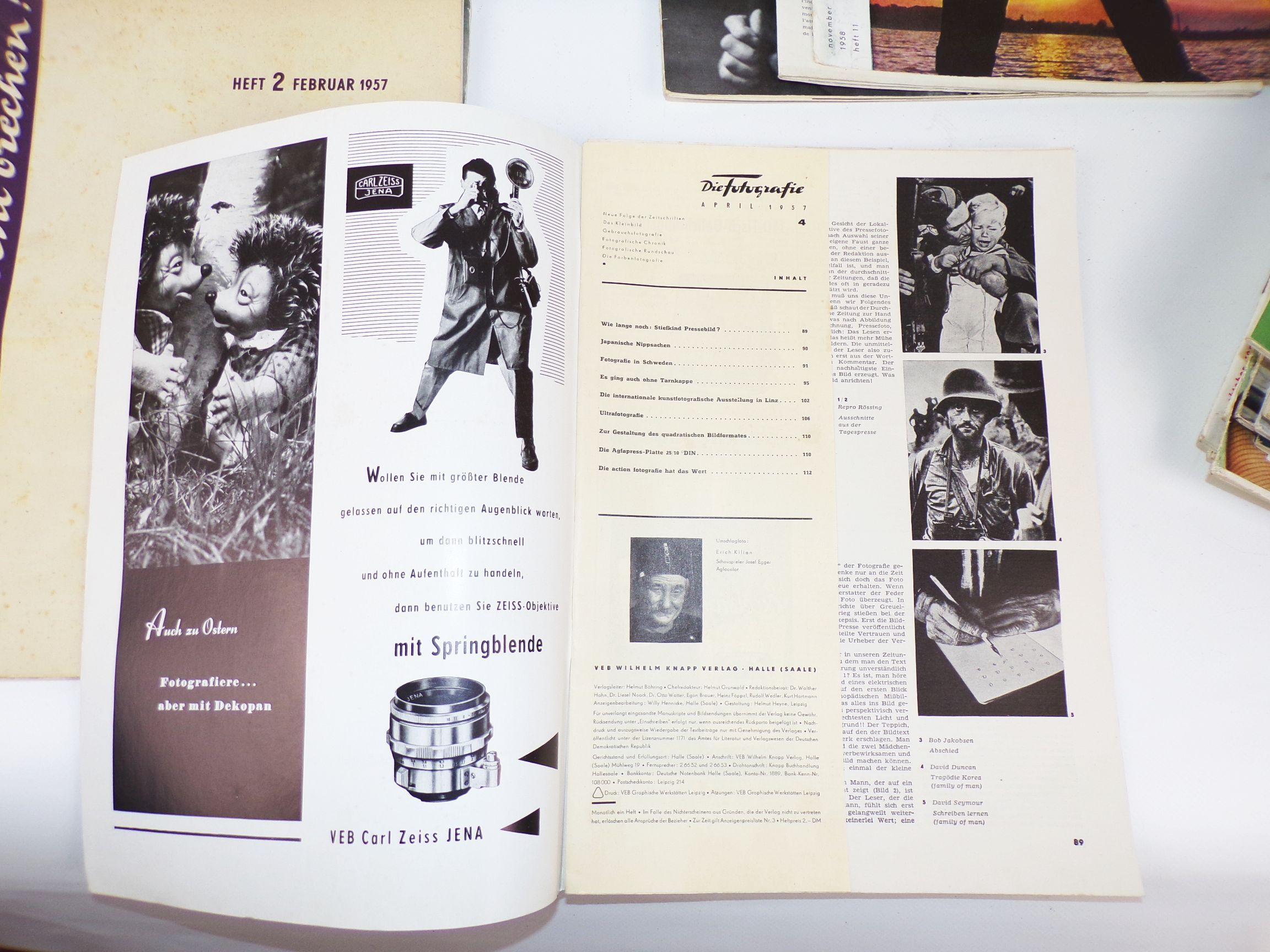 Alte Zeitschriften Fotografie 50er Jahre Zubehör Foto
