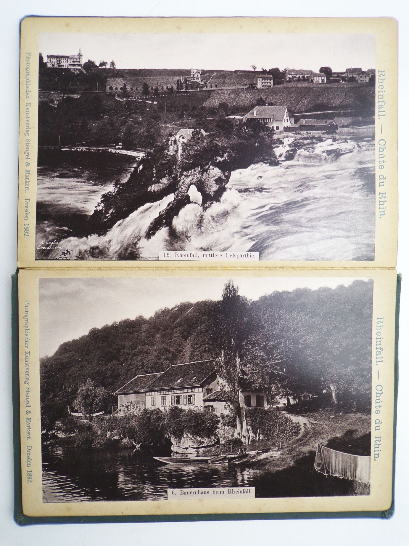 Schaffhausen Souvenir Album um 1890 Fotos