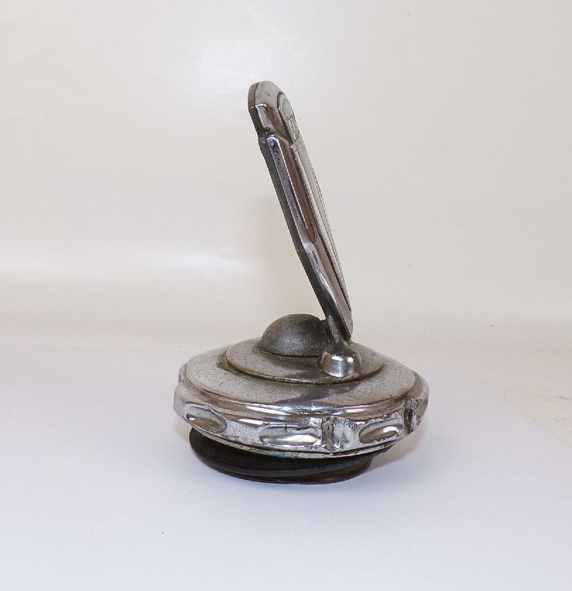 Alte DKW Kühlerfigur Emaille Emblem Vorkrieg Oldtimer