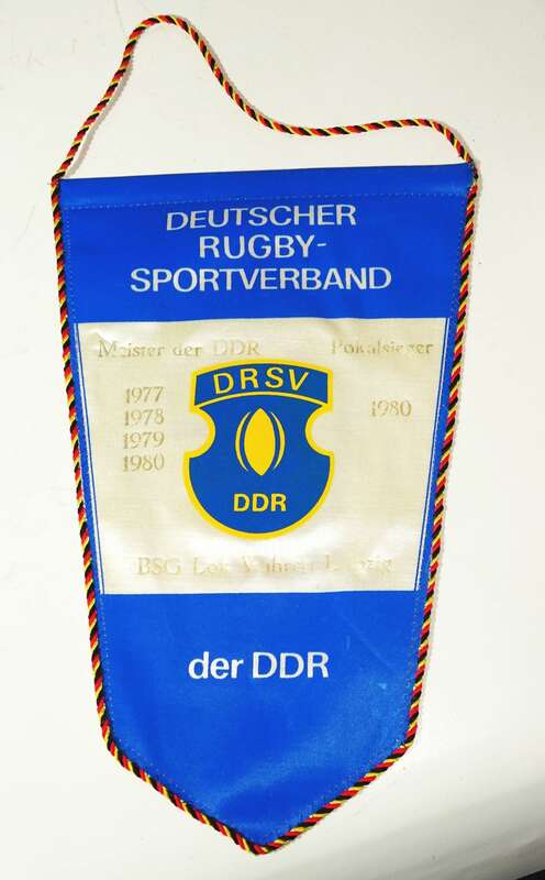 DDR Rugby Fotoalbum Wimpel Weltmeisterschaft Bukarest Sport Nachlass