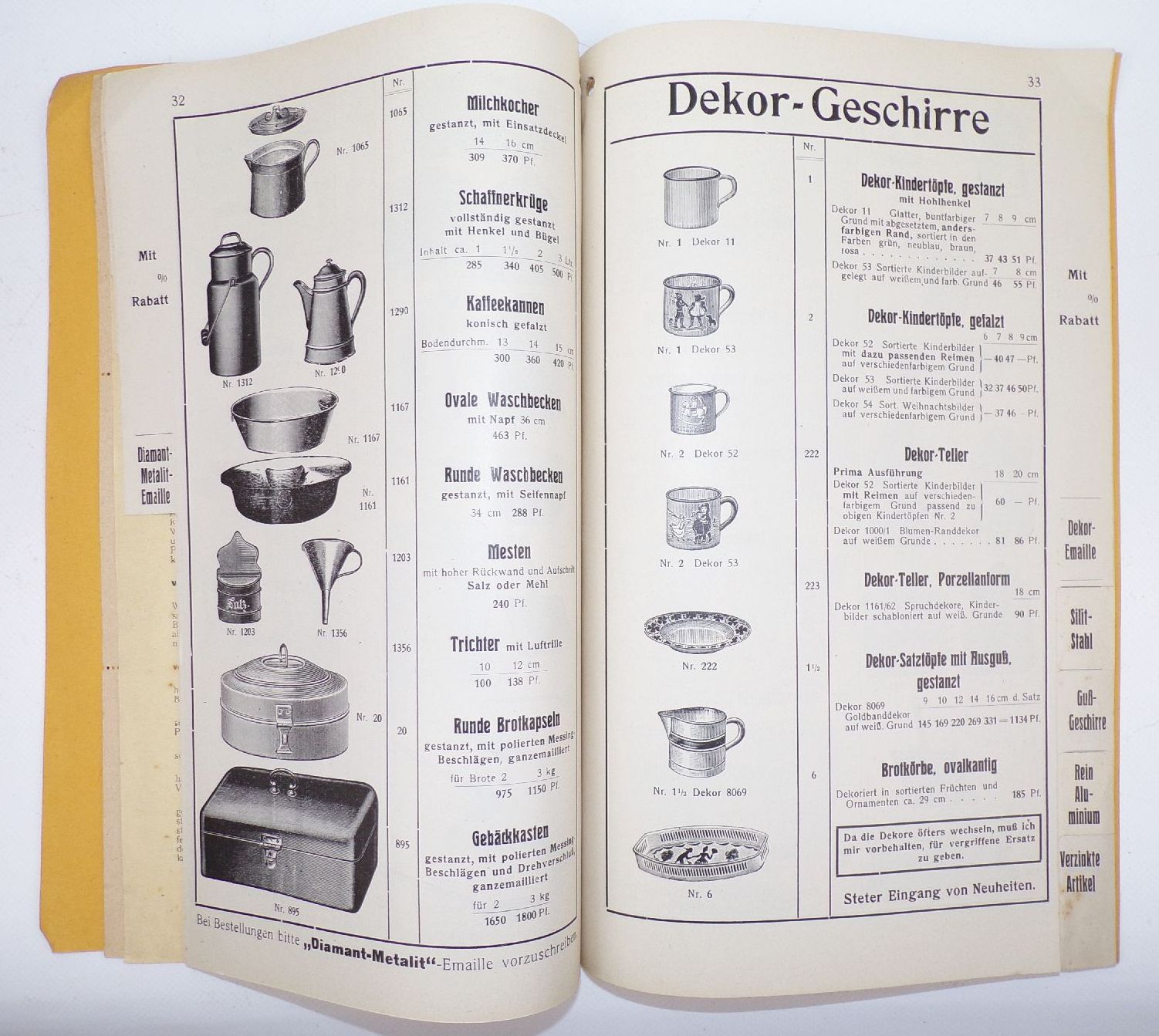 2 x Katalog Otto Hager Breslau Königsberg Emaille Waren Sturmlaterne Haushaltswaren 1930 2 x Katalog Otto Hager Breslau Königsberg Emaille Waren Sturmlaterne Haushaltswaren 1930