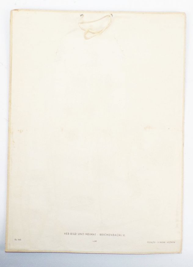 Alter Adventskalender Bild und Heimat Reichenbach 1968 DDR Weihnachten