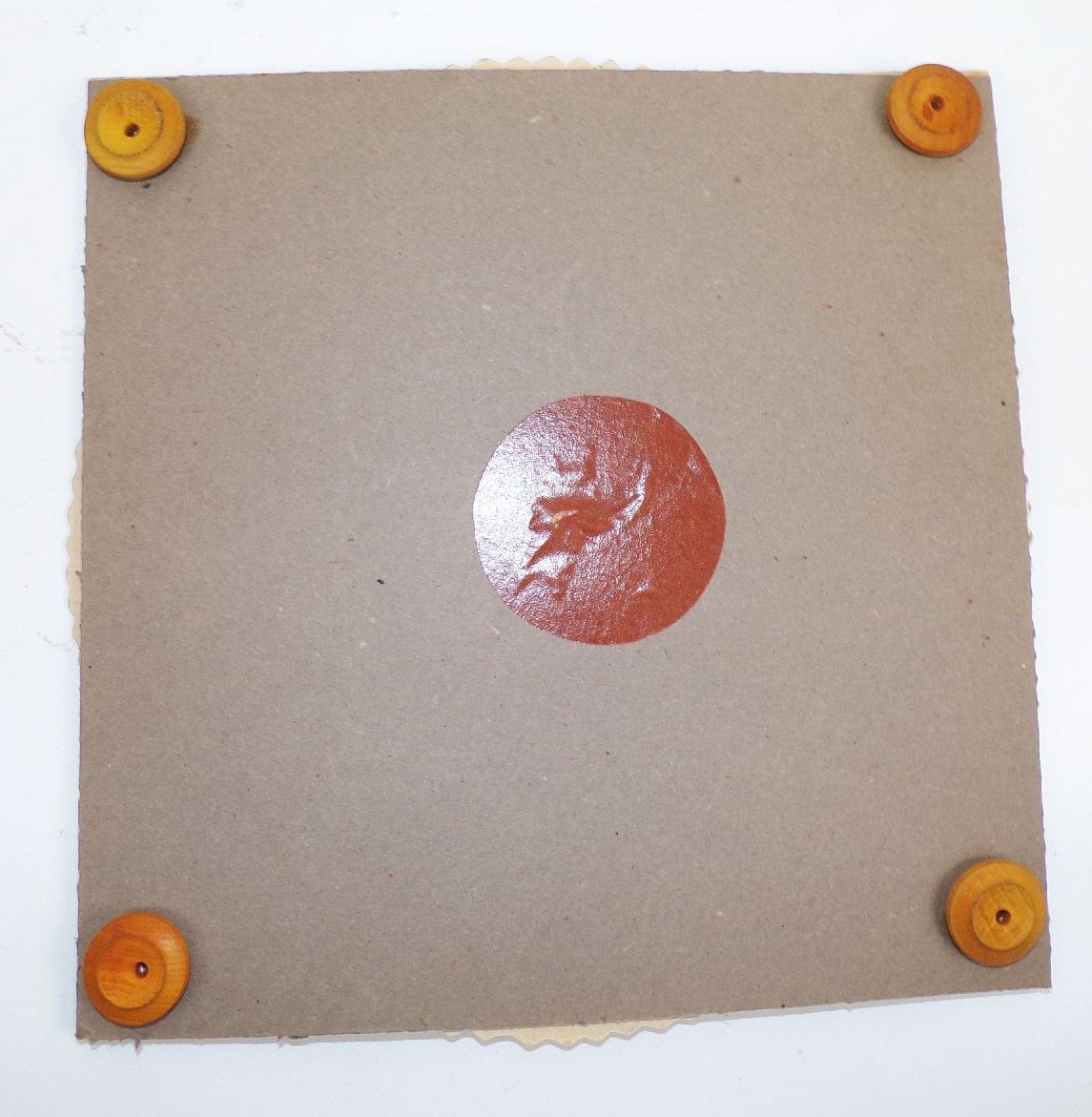 Spatzen unterm Hut Goebel Spiel um 1930 Drehscheibe 