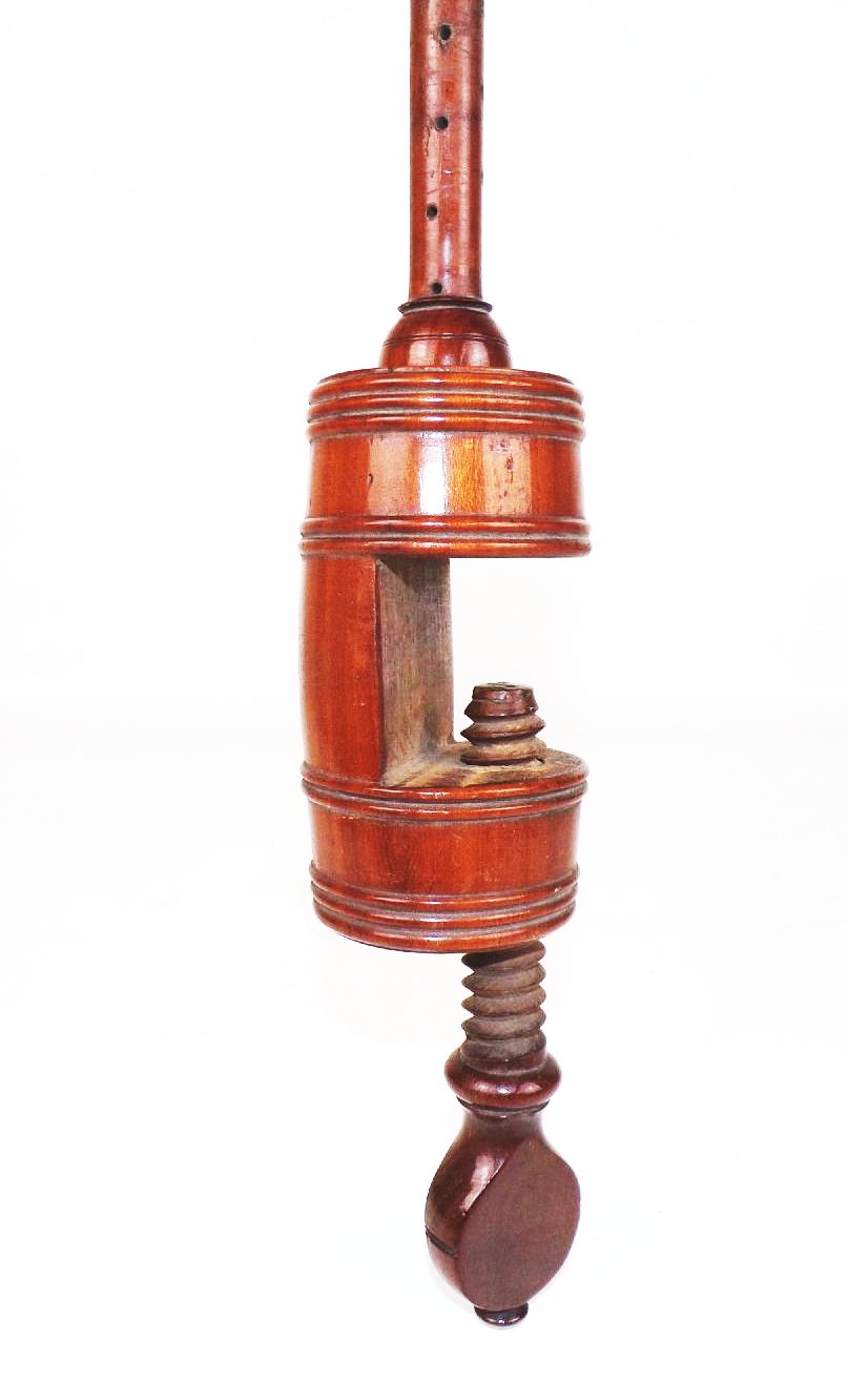 Alte Schirmhaspel Wollwickler Holz Handarbeit Schneider Biedermeier 