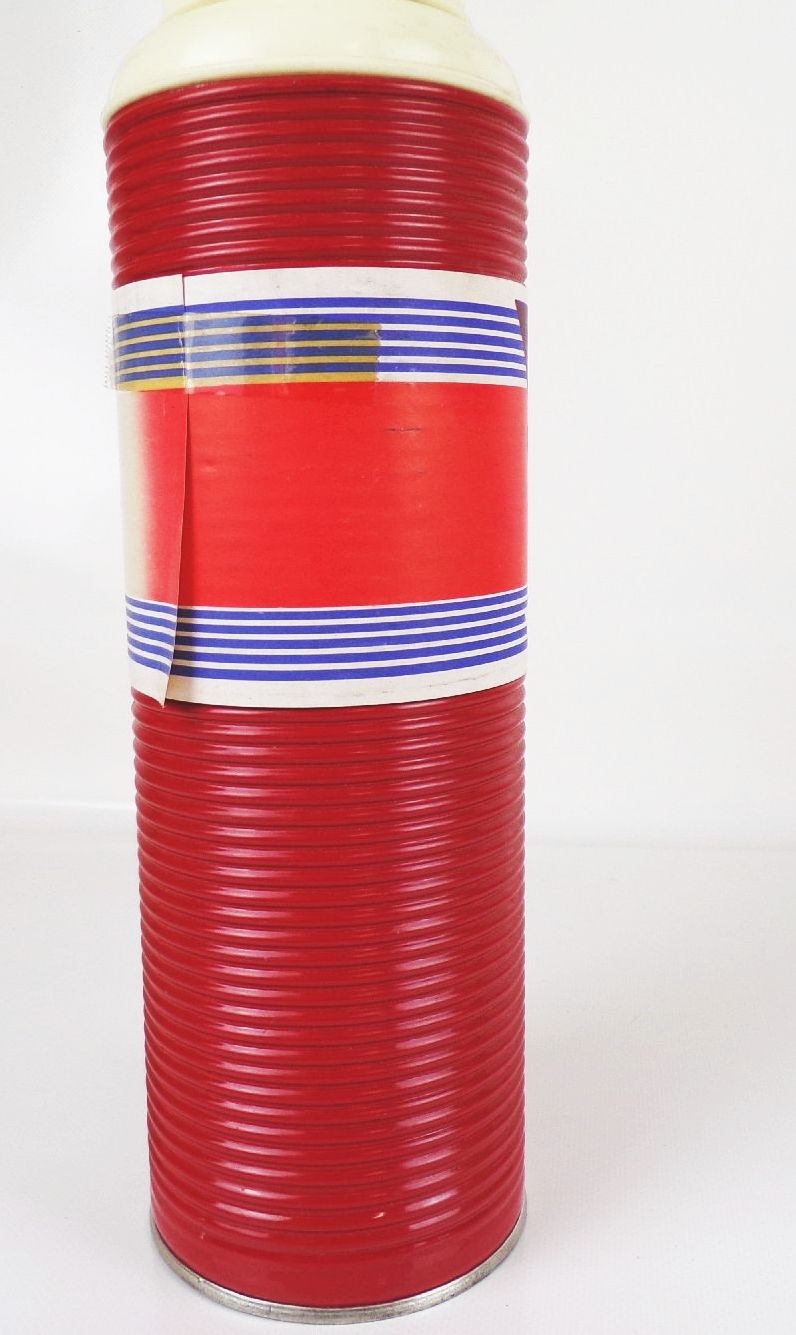 Alte Thermoskanne Original Hansa DDR Hartglas 50er 60 er Retro