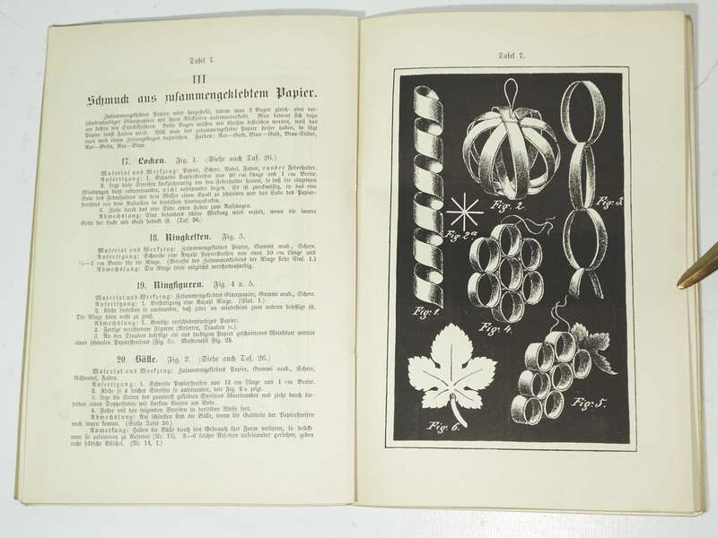 Christbaumschmuck zum selbst basteln Roesler Eckhardt 1908 Beschäftigung