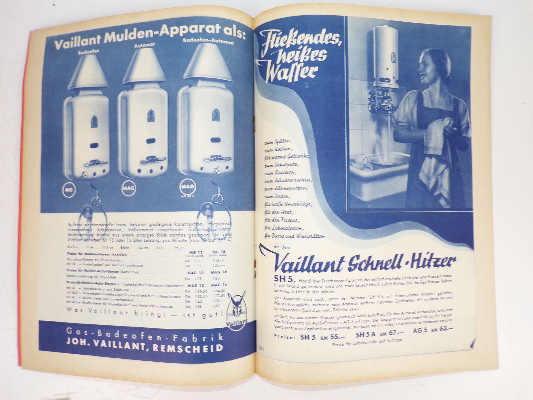 Deutsche Klempner Zeitung Installateur Anzeigen Reklame um 1938