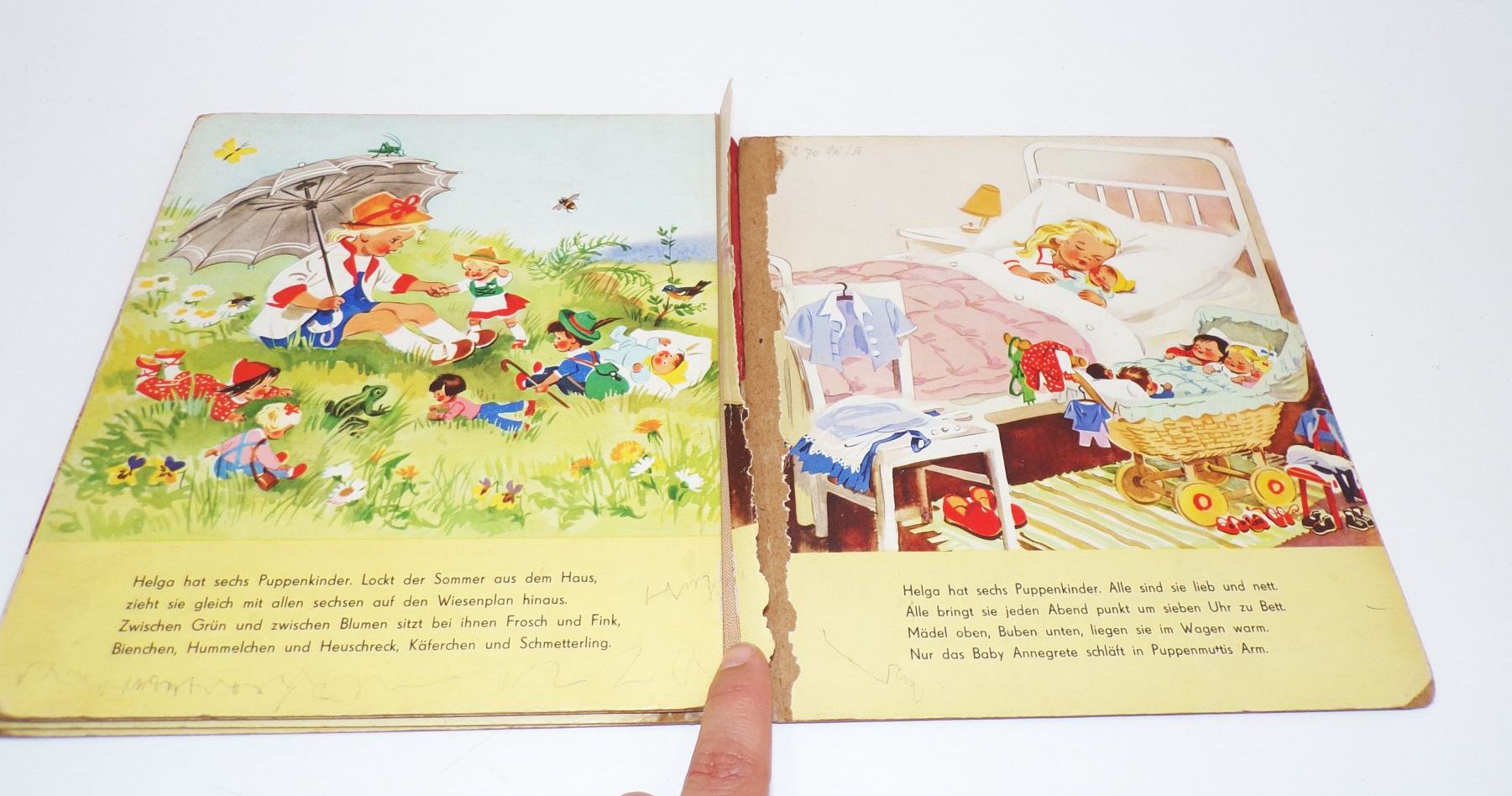Helga und die Puppenkinder Hanna Roth Schaberschul 1960 
