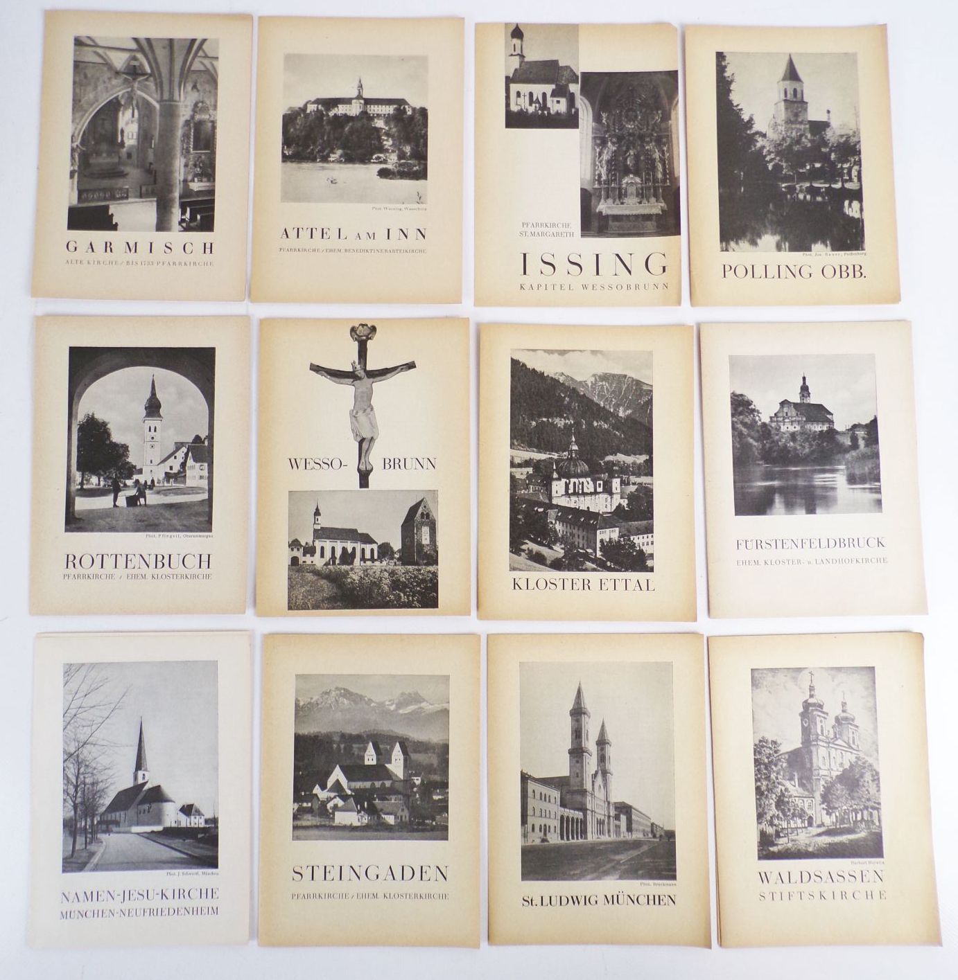 Kleine Kirchenführer Bayern Dreifaltigkeit Verlag München Konvolut 