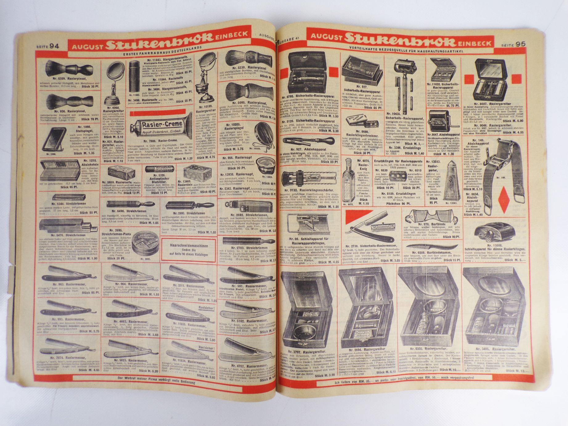 Stukenbrok Einbeck Katalog Fahrräder Spielzeug Ausgabe 41 Original