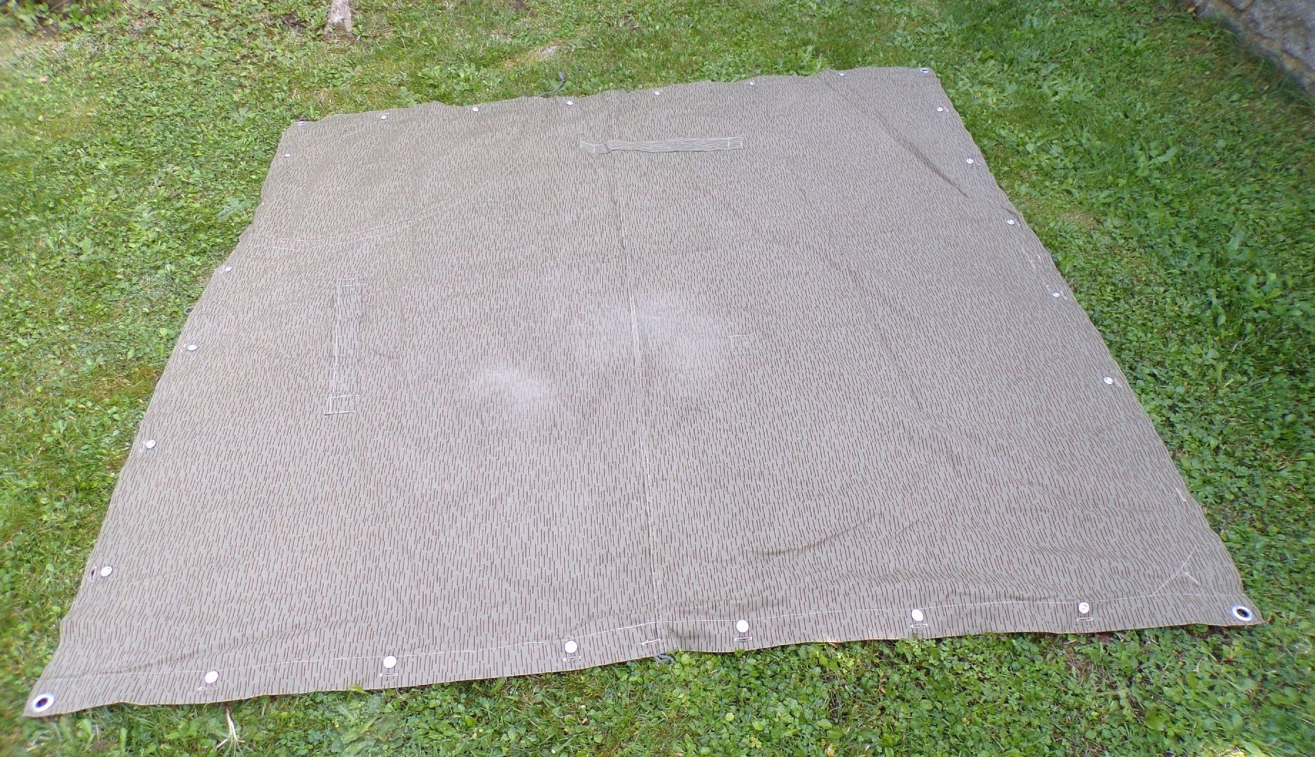 NVA Zeltplane Ein Strich kein Strich GDR 