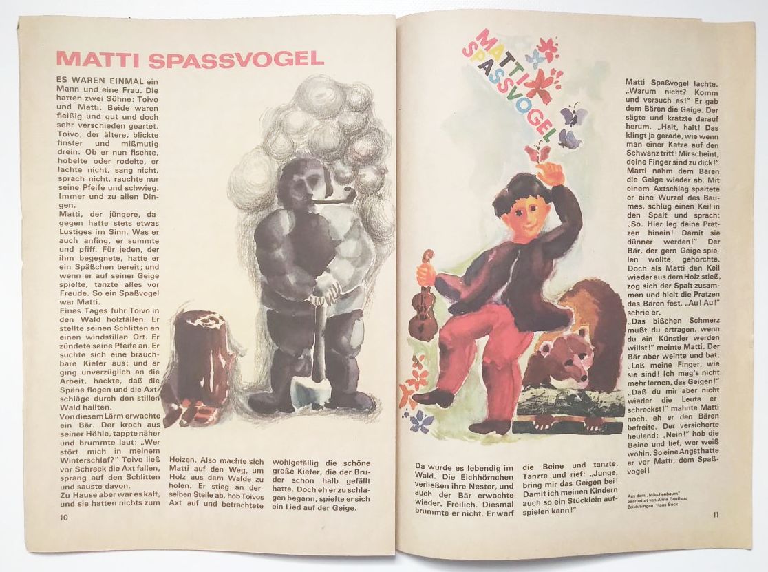 Die ABC Zeitung Februarheft Kinder Zeitschrift mit Beilage 1966 Nr 67