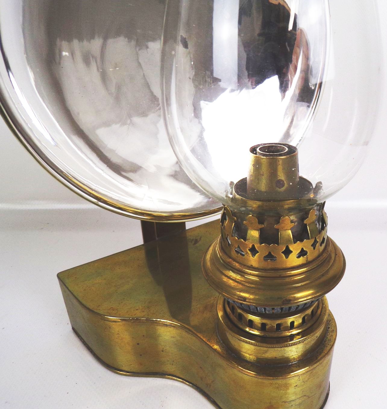 Petroleumlampe Glaszylinder Messing Laterne Vintage Deko Petroleumlampe Glaszylinder Messing Laterne Vintage Deko