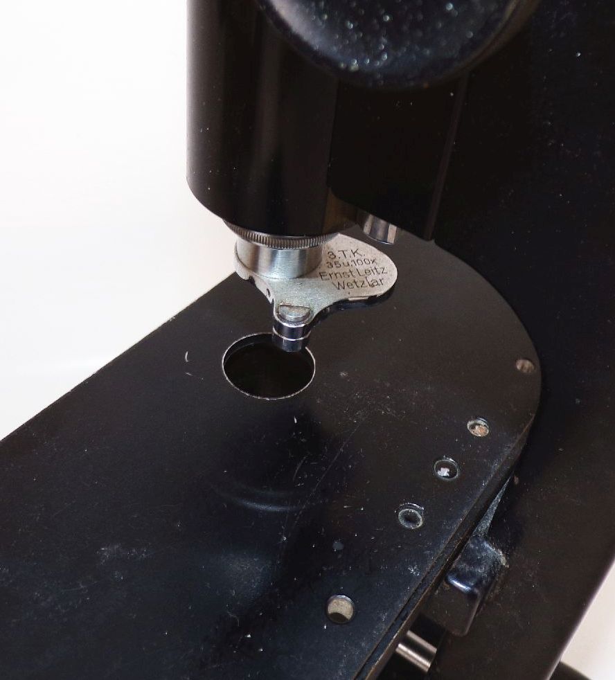 Ernst Leitz Wetzlar Mikroskop No 338404 zerlegbar mit Zubehör Kiste