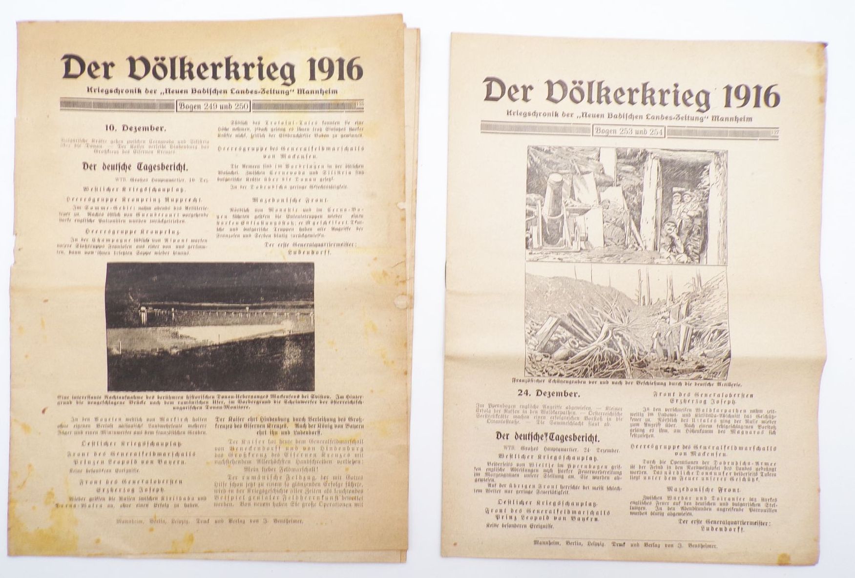 Der Völkerkrieg Kriegschronik der Neuen badischen Landeszeitung Mannheim