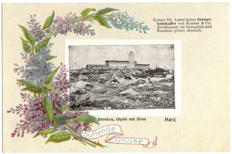 Litho Ak Duftende Grüsse Harzburg um 1910 