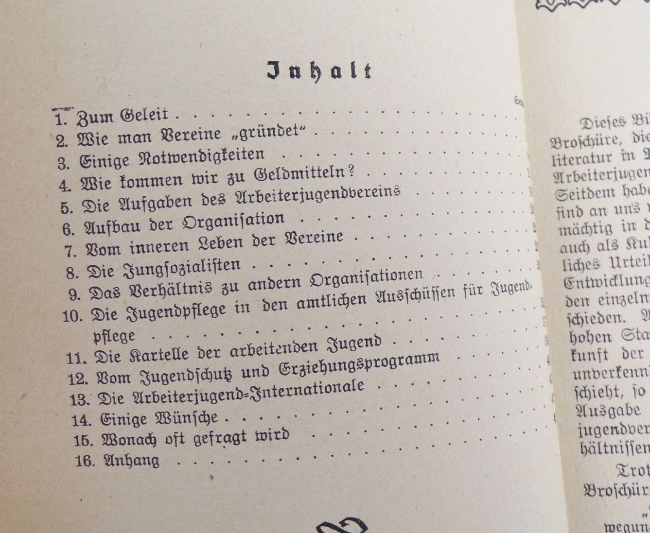 Der Arbeiterjugendverein Ein Leitfaden für Helfer Karl Voigt 1923