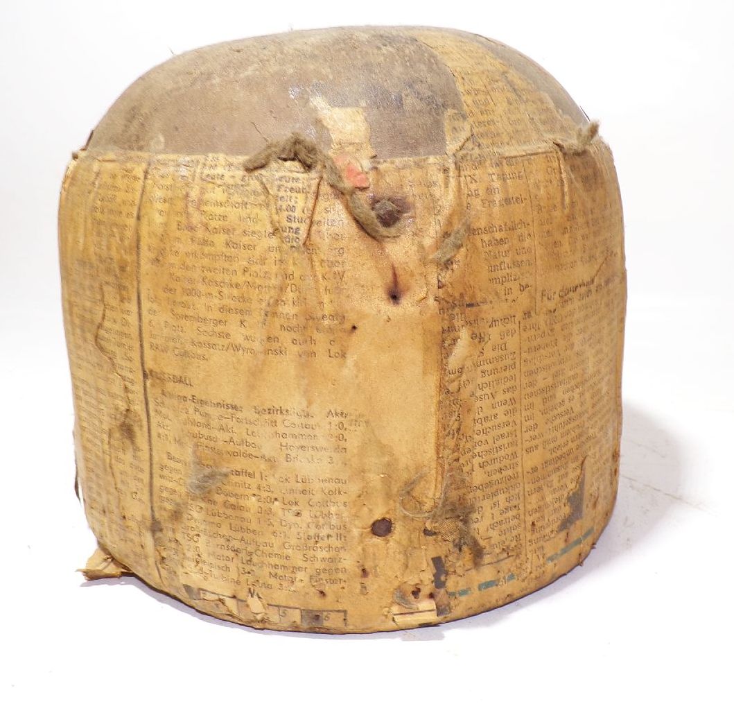 Alte Hutform Form Zeitungspapier Hutmacher Werkzeug Deko