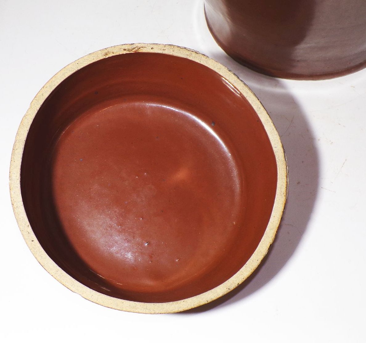 Alter Steinguttopf XL Sauerkrauttopf Tontopf Gärtopf Gurkentopf ...