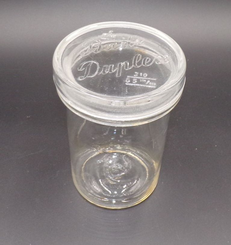 Altes Vorratsglas Frischehaltung Antik Glas Einmachglas Bade Duplex