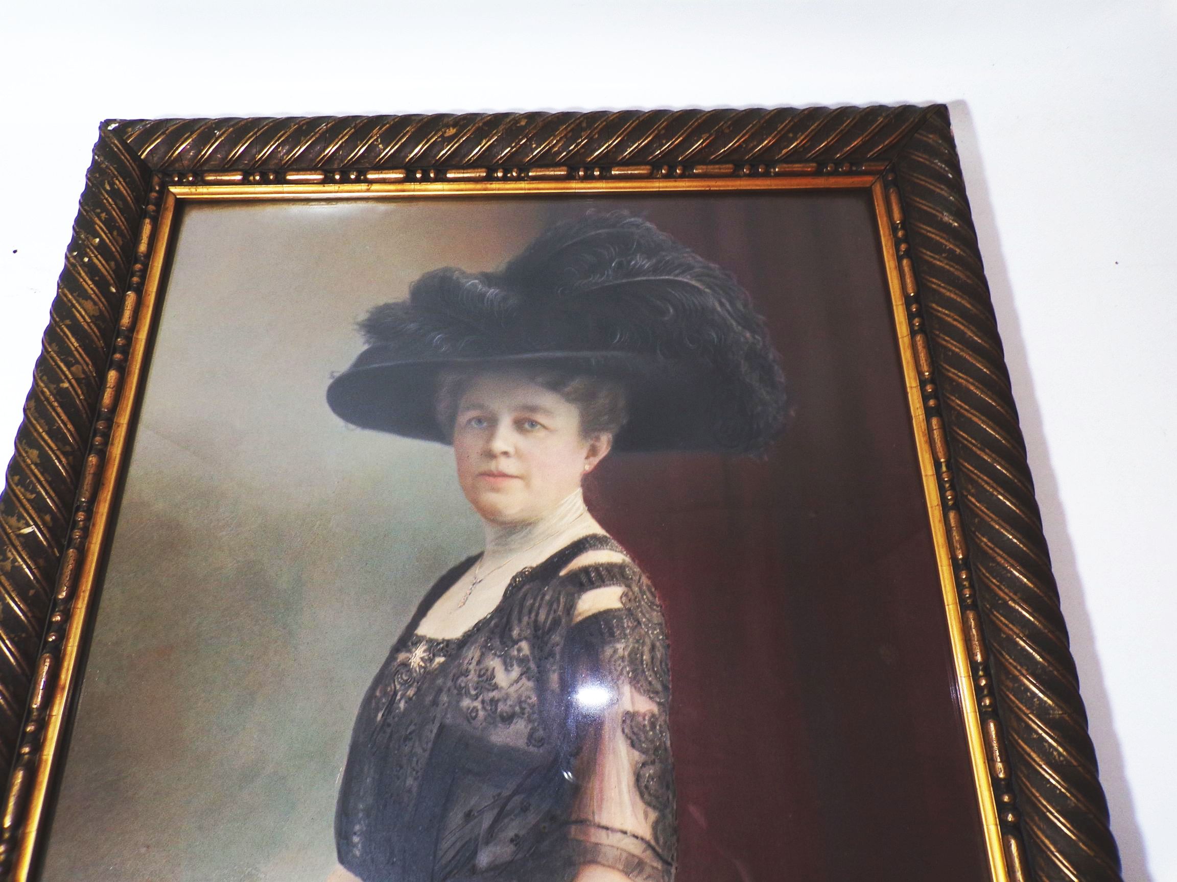 Alte Fotografien Persönlichkeiten Adel 1910 Bilderrahmen Ordensspange Foto Müller Breslau