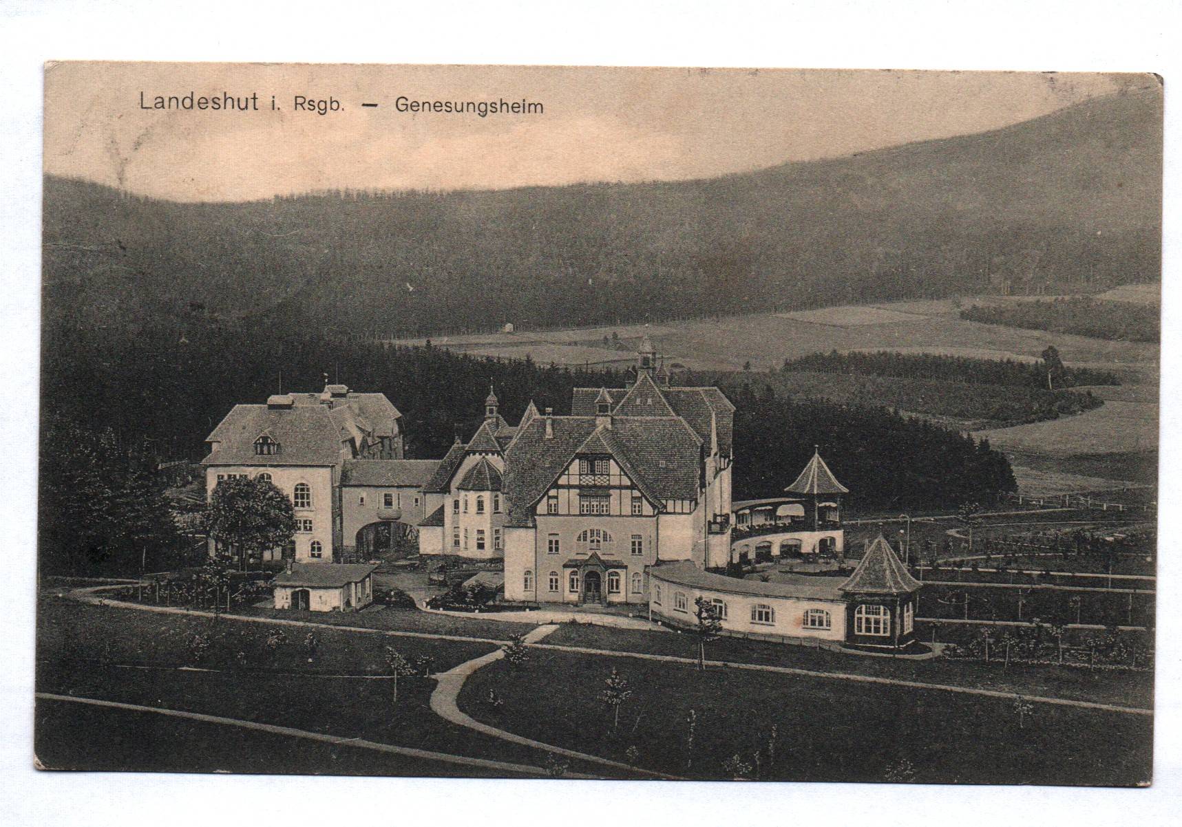 Ak Landeshut im Riesengebirge Genesungsheim 