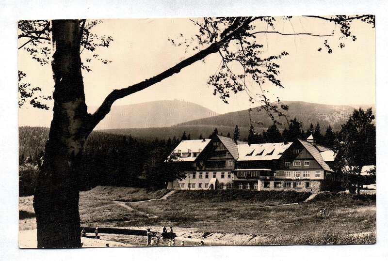 Foto Ak Postkarte Polen Karpacz Hotel Górski Orlinek
