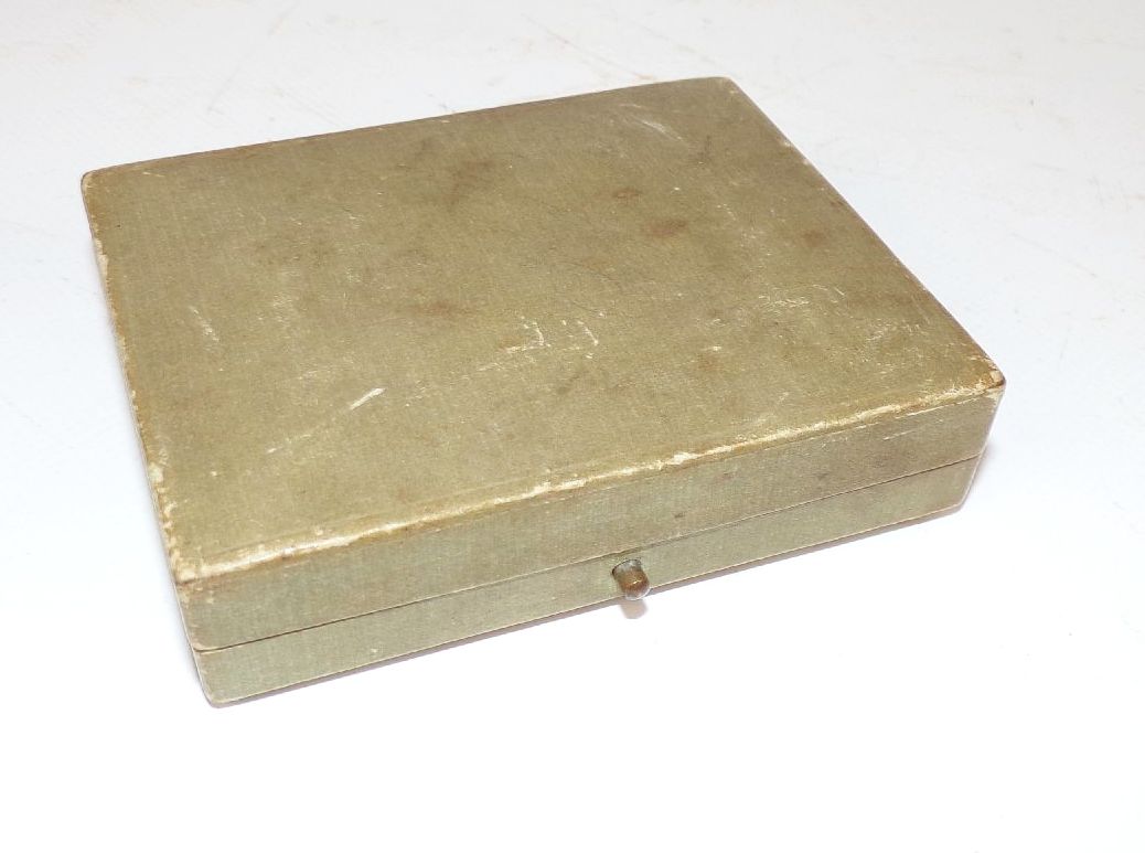 Altes Uhrenetui Weise Ebersbach Schmucketui Schmuckschachtel Juwelier Etui