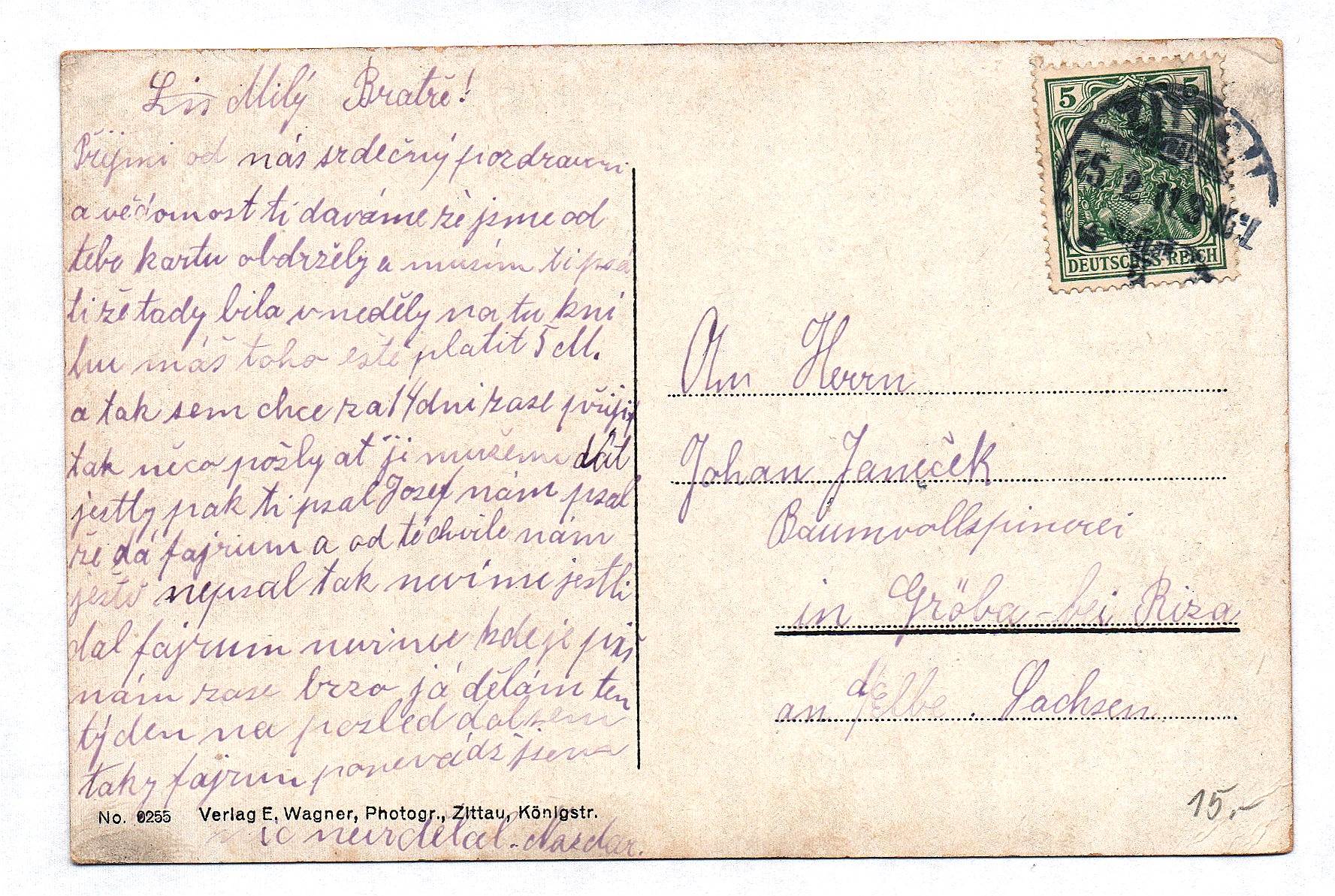 Ak Zittau Johanneum Postkarte 1911