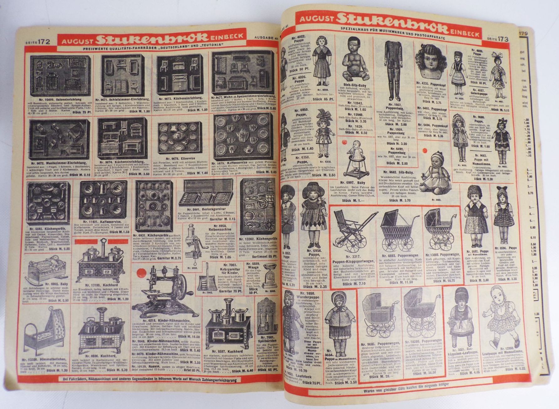 Stukenbrok Einbeck Katalog Fahrräder Spielzeug Ausgabe 41 Original