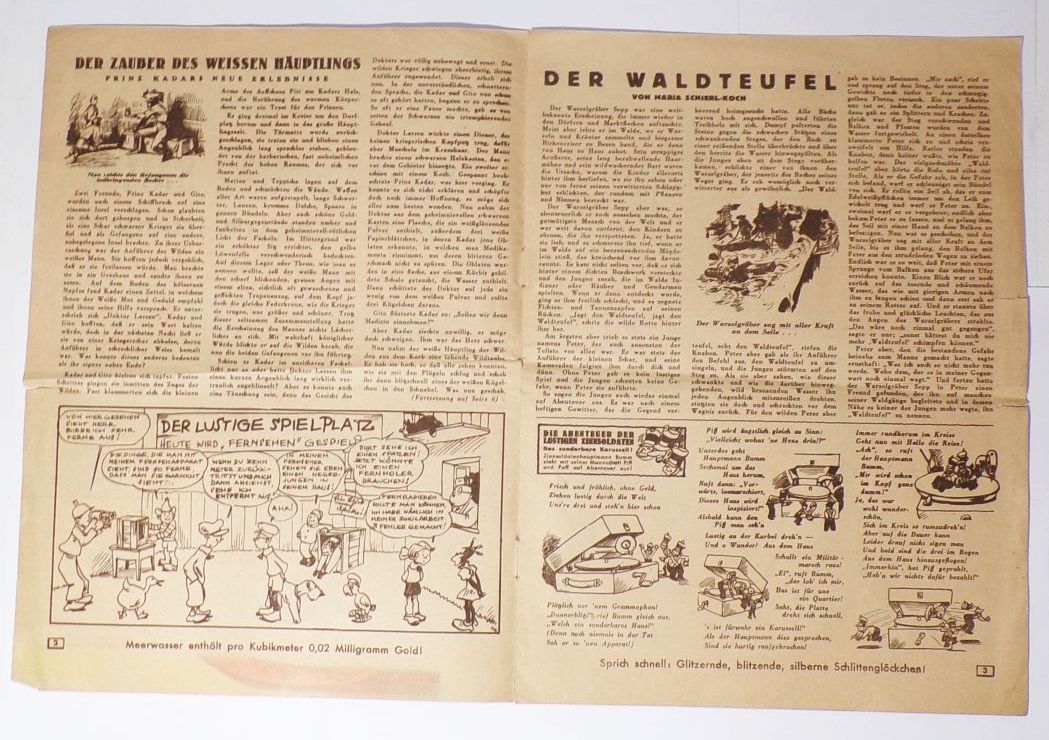 Der Papagei Kinderzeitung Nr 4 Chemnitz 15 Jahrgang Comic