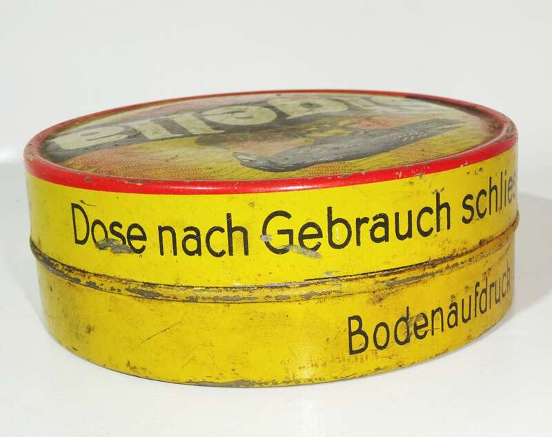 Sigella Edel Bohnerwachs Blechdose Reklame Sammler 1930er 