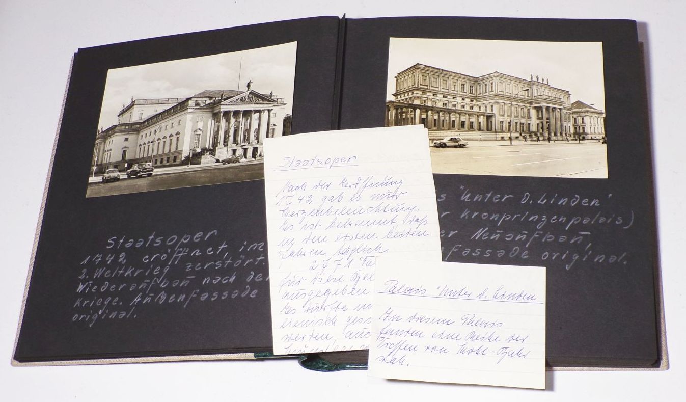 Berlin Fotoalbum DDR Karten Dokumentation